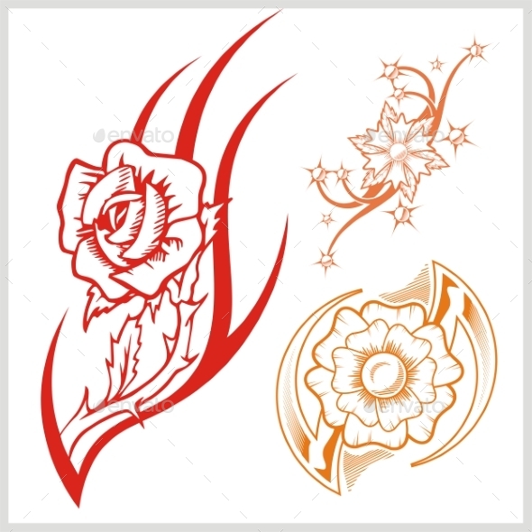 Flower Design for Tattoo Flower Design for Tattoo