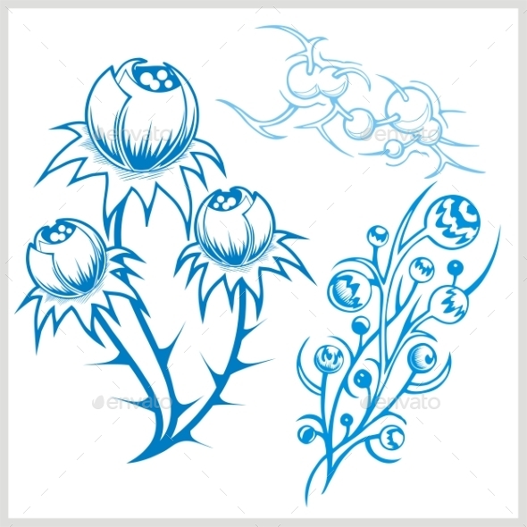 GraphicRiver Flower Design for Tattoo 9680897 GraphicRiver Flower Design for Tattoo 9680897