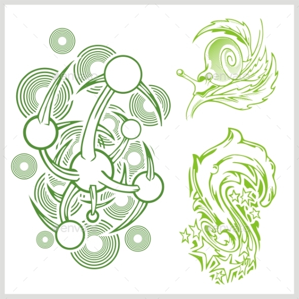 GraphicRiver Flower Design for Tattoo 9680933 GraphicRiver Flower Design for Tattoo 9680933