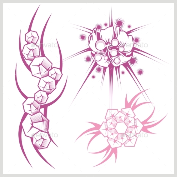 GraphicRiver Flower Design for Tattoo 9680941 GraphicRiver Flower Design for Tattoo 9680941
