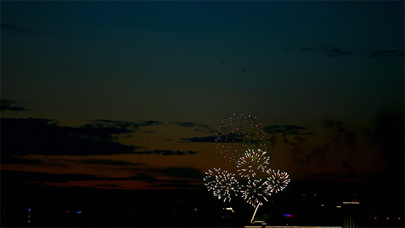 VideoHive Evening Fireworks 9681129 VideoHive Evening Fireworks 9681129