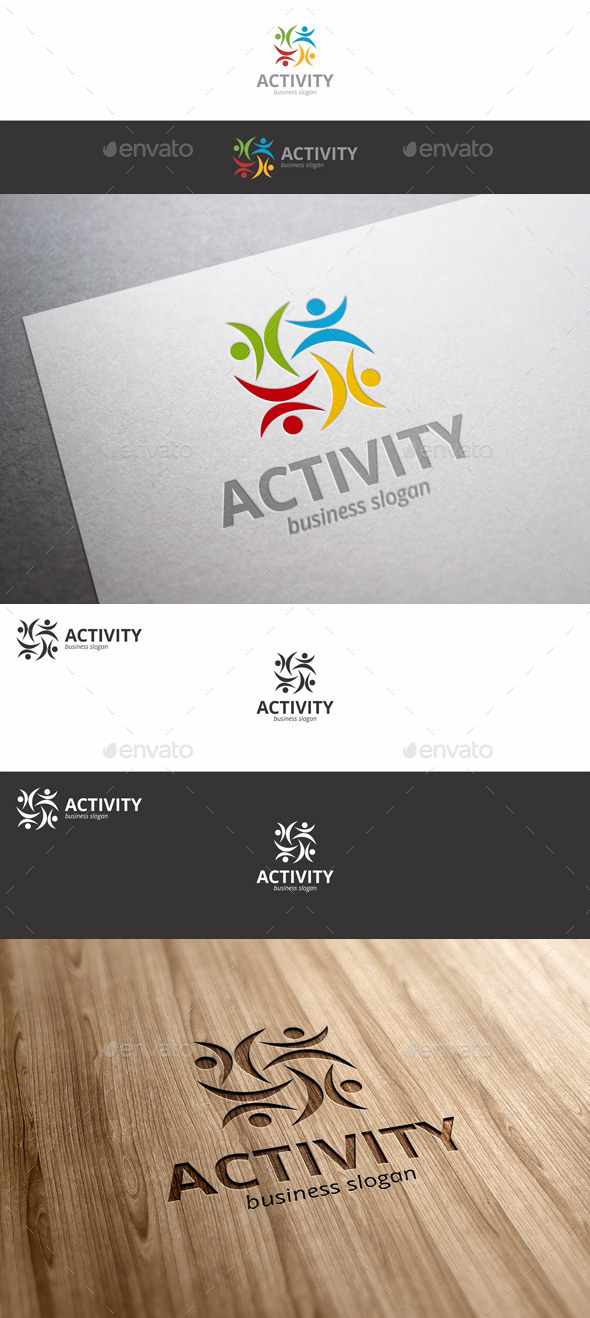 GraphicRiver Activity Fitness Human Symbol Logo 9682384 GraphicRiver Activity Fitness Human Symbol Logo 9682384
