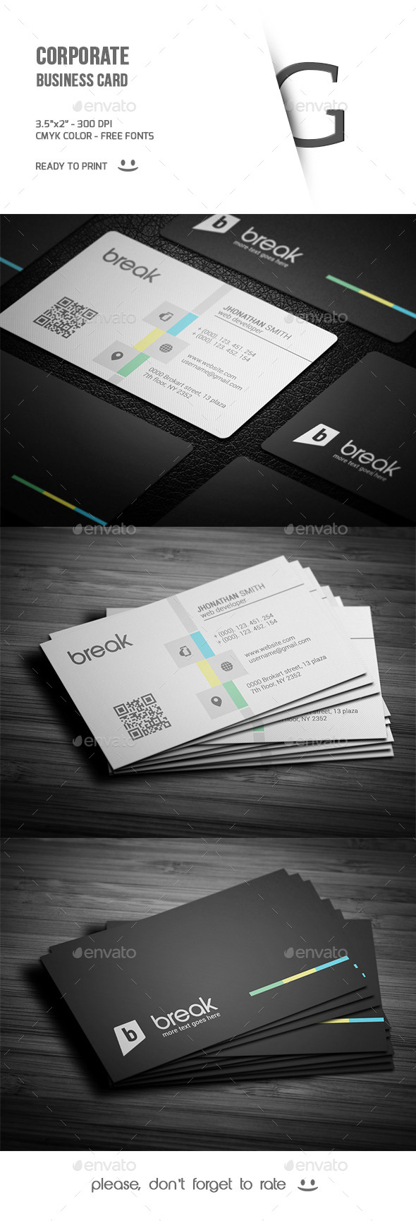 GraphicRiver Corporate Business Card 9682773 GraphicRiver Corporate Business Card 9682773