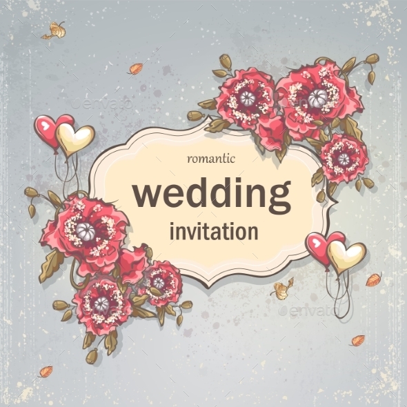 GraphicRiver Wedding Card 9683067 GraphicRiver Wedding Card 9683067