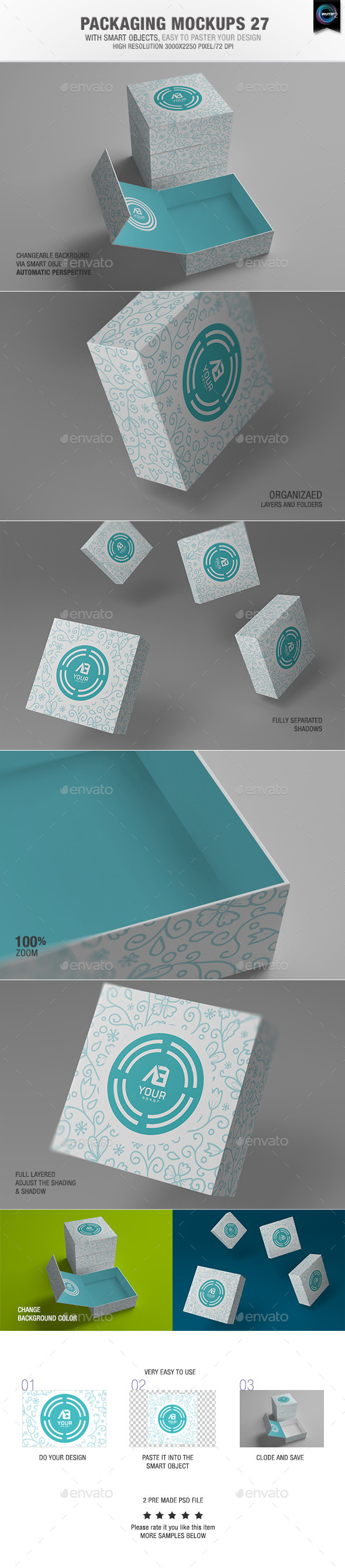 Packaging Mock-ups 27 Packaging Mock-ups 27