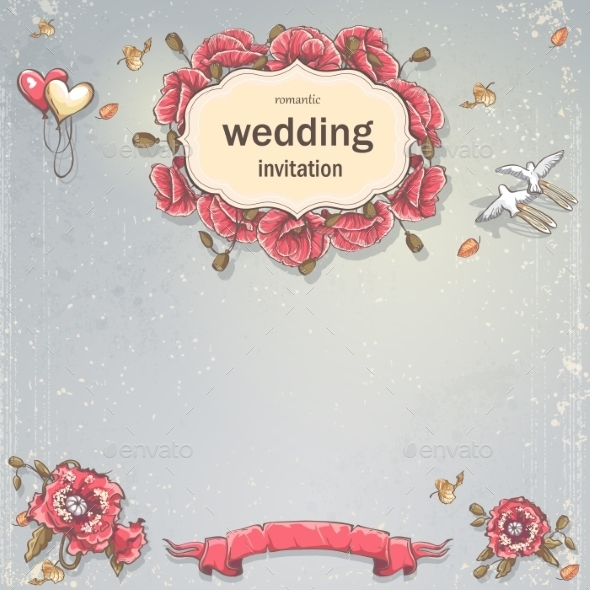 GraphicRiver Wedding Card 9683243 GraphicRiver Wedding Card 9683243