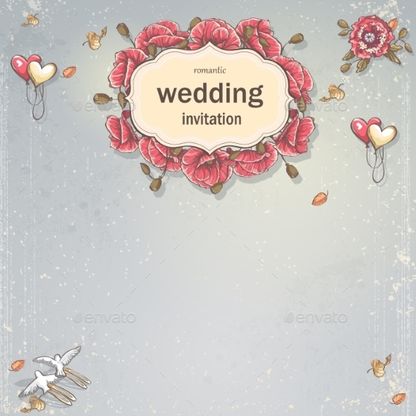 GraphicRiver Wedding Card 9683247 GraphicRiver Wedding Card 9683247