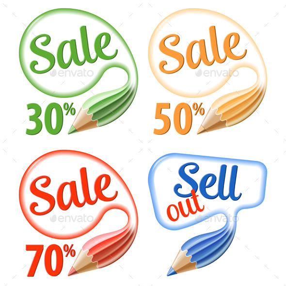GraphicRiver Collect Sale Signs 9683299 GraphicRiver Collect Sale Signs 9683299