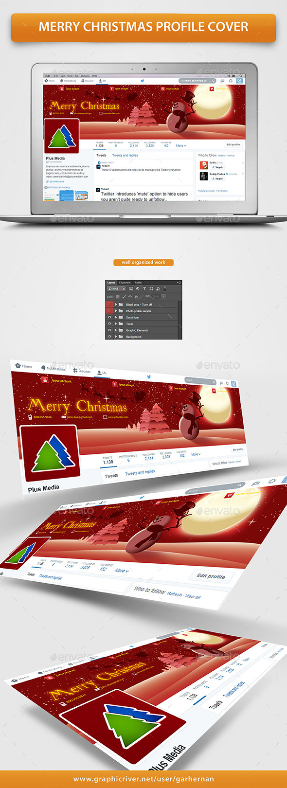 Merry Christmas Profile Cover Merry Christmas Profile Cover