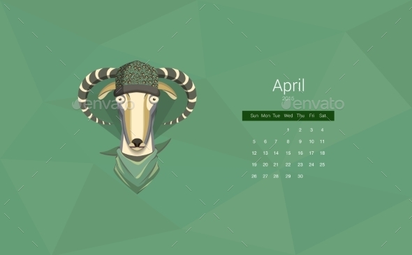 Calendar 2015 Year Of The Goat