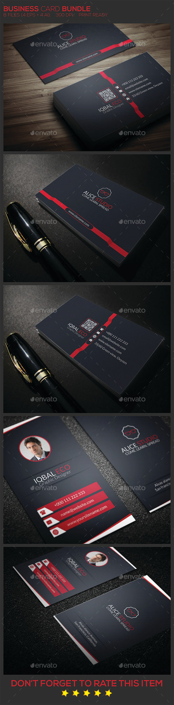 Business Card Bundle Business Card Bundle