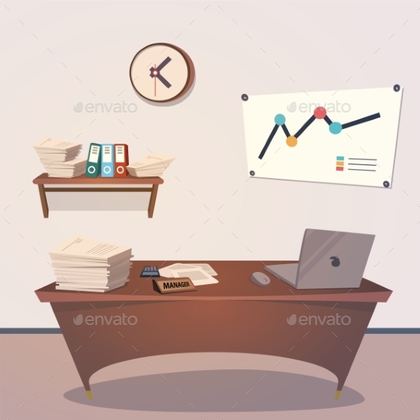 GraphicRiver Interior Office Room 9683916 GraphicRiver Interior Office Room 9683916