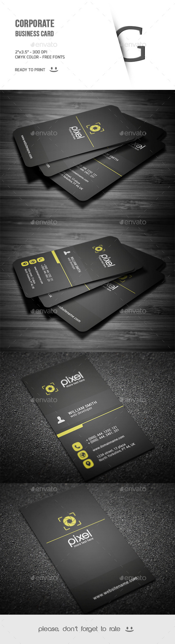 GraphicRiver Corporate Business Card 9684467 GraphicRiver Corporate Business Card 9684467