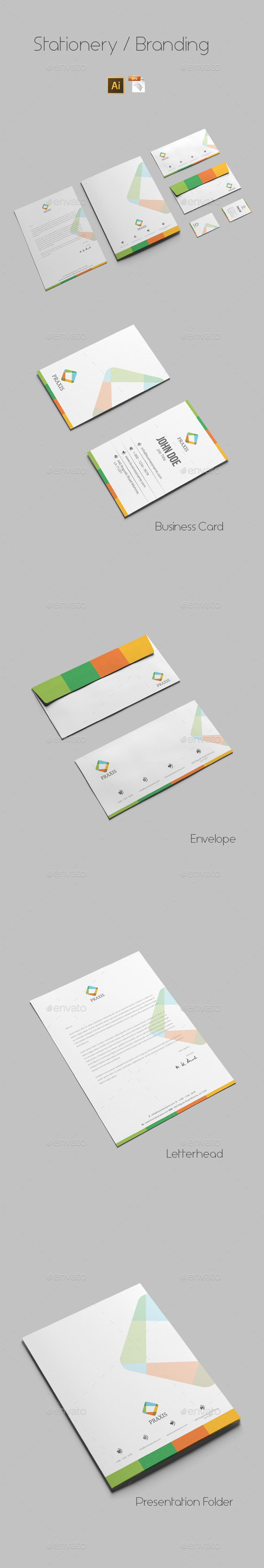 GraphicRiver Branding Stationery 9684465 GraphicRiver Branding Stationery 9684465