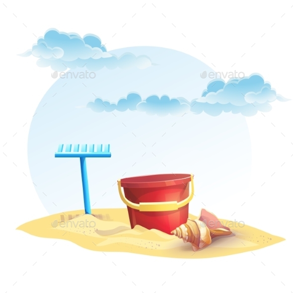 GraphicRiver Beach Background 9684539 GraphicRiver Beach Background 9684539