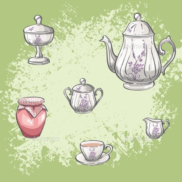 GraphicRiver Tea Background 9684569 GraphicRiver Tea Background 9684569