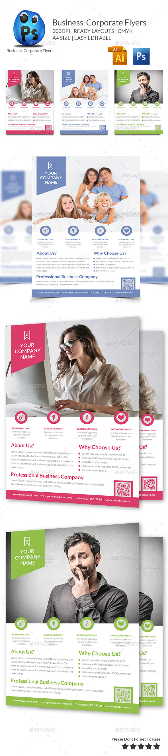 GraphicRiver Corporate Business Flyer Template 9684683 GraphicRiver Corporate Business Flyer Template 9684683