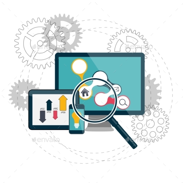 Search Engines Optimization Concept Vector Search Engines Optimization Concept Vector