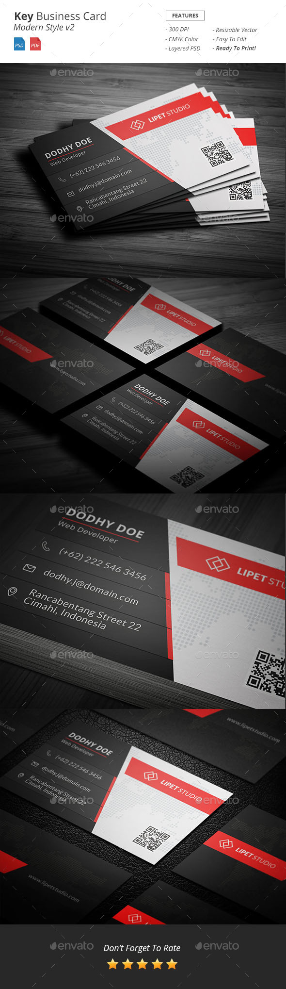 GraphicRiver Key Modern Business Card Template v2 9685121 GraphicRiver Key Modern Business Card Template v2 9685121