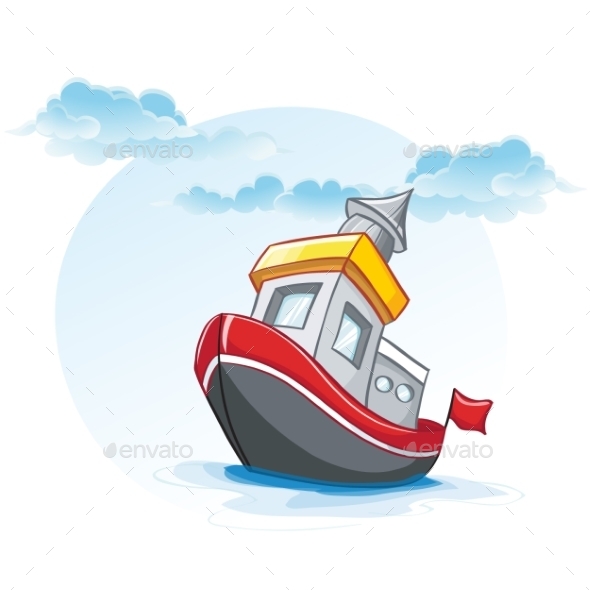 GraphicRiver Ship Cartoon 9685778 GraphicRiver Ship Cartoon 9685778