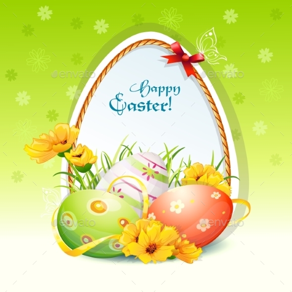 GraphicRiver Illustration for Easter Day 9685844 GraphicRiver Illustration for Easter Day 9685844