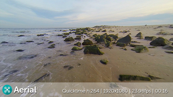 VideoHive Beach Rocks Aerial 9686223 VideoHive Beach Rocks Aerial 9686223