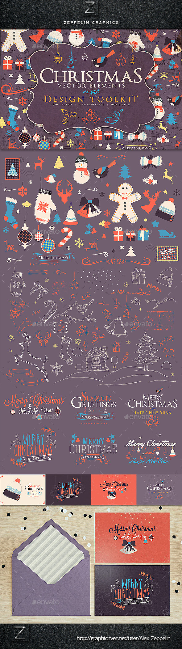 GraphicRiver Christmas Elements Toolkit 9686979 GraphicRiver Christmas Elements Toolkit 9686979