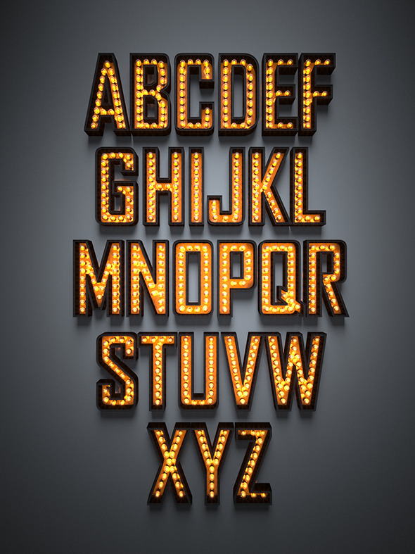 3DOcean Light Font 9687369 3DOcean Light Font 9687369