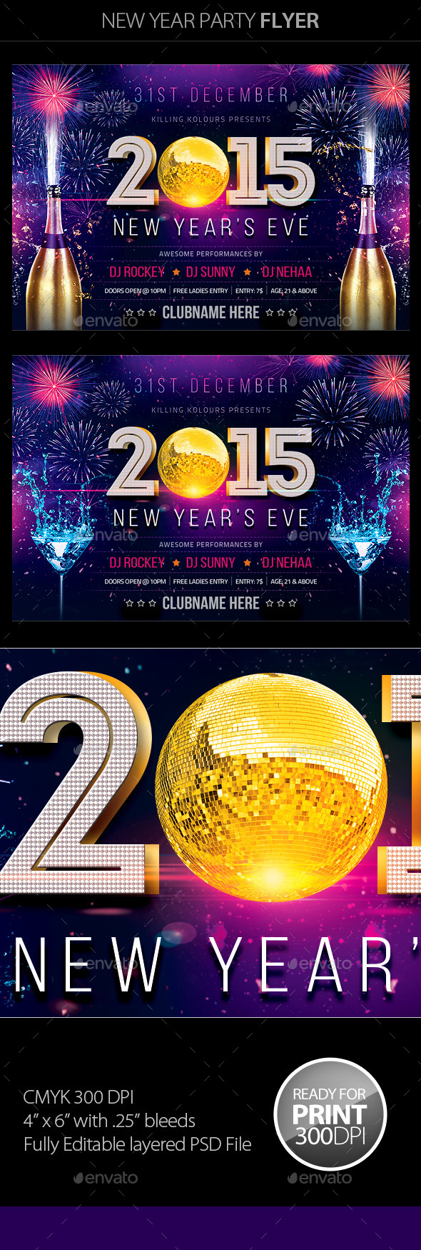 GraphicRiver New Year Party Flyer 9687800 GraphicRiver New Year Party Flyer 9687800
