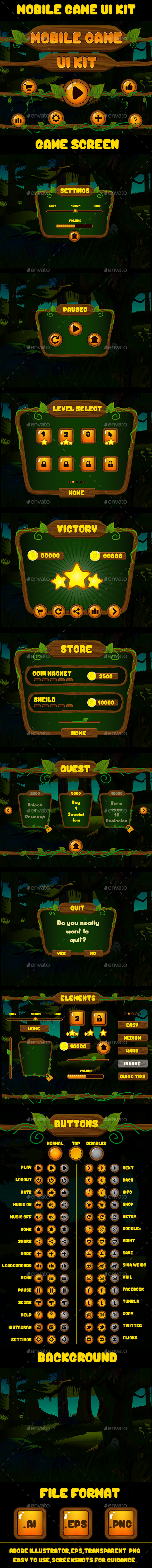 GraphicRiver Mobile Game UI 08 9690176 GraphicRiver Mobile Game UI 08 9690176