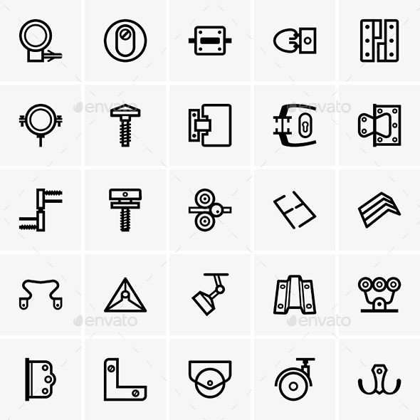 GraphicRiver Furniture Fittings 9691016 GraphicRiver Furniture Fittings 9691016