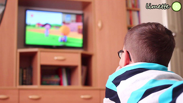 Watching TV Kid Watching TV Kid