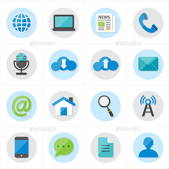 GraphicRiver Flat Icons For Web and Internet Vector 9692356 GraphicRiver Flat Icons For Web and Internet Vector 9692356