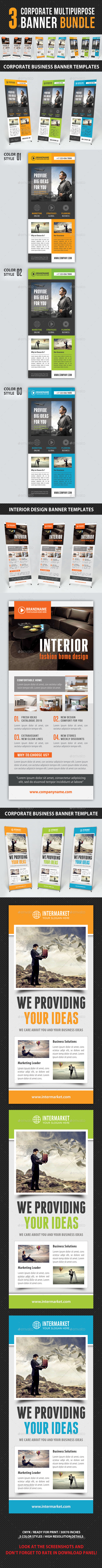GraphicRiver 3 in 1 Corporate Multipurpose Banner Bundle 9648913 GraphicRiver 3 in 1 Corporate Multipurpose Banner Bundle 9648913
