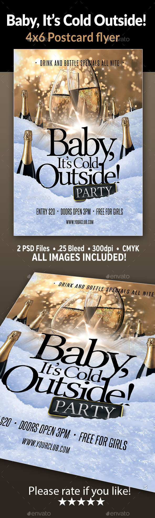 GraphicRiver Baby It's Cold Outside Flyer 9693060 GraphicRiver Baby It's Cold Outside Flyer 9693060