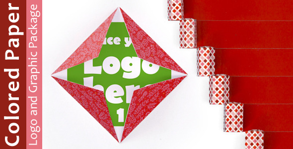 Colored Paper Logo and Graphic Package Colored Paper Logo and Graphic Package