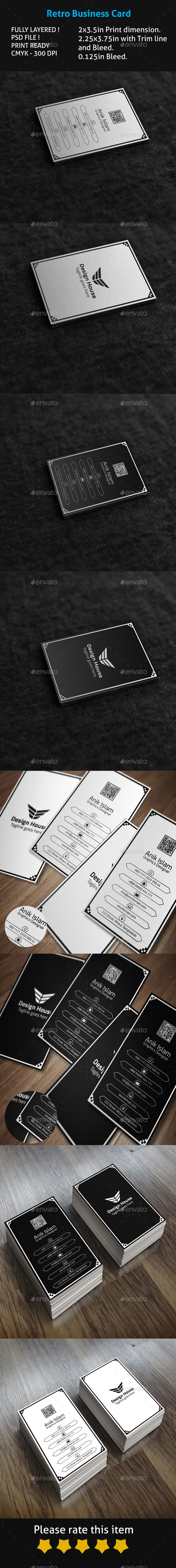 Retro Business Card Retro Business Card