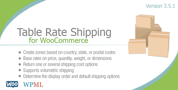 Table Rate Shipping for WooCommerce - CodeCanyon Item for Sale