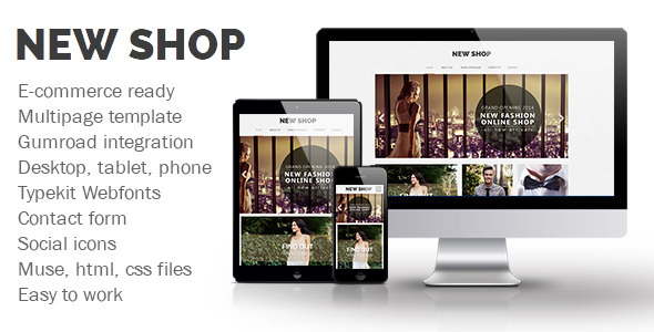 New Shop Muse Template