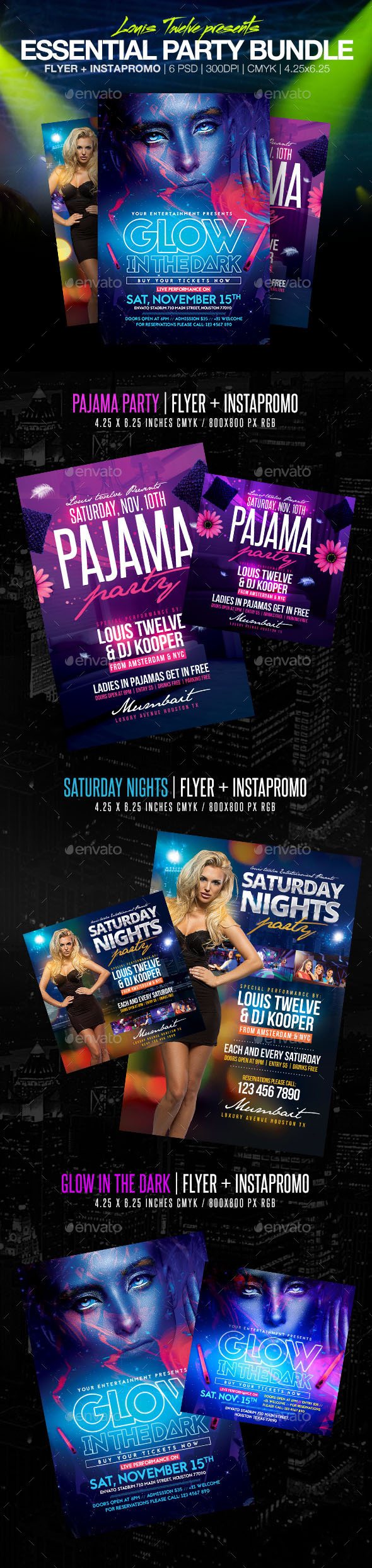 Essential Party Bundle Flyers & Instapromos Essential Party Bundle Flyers & Instapromos