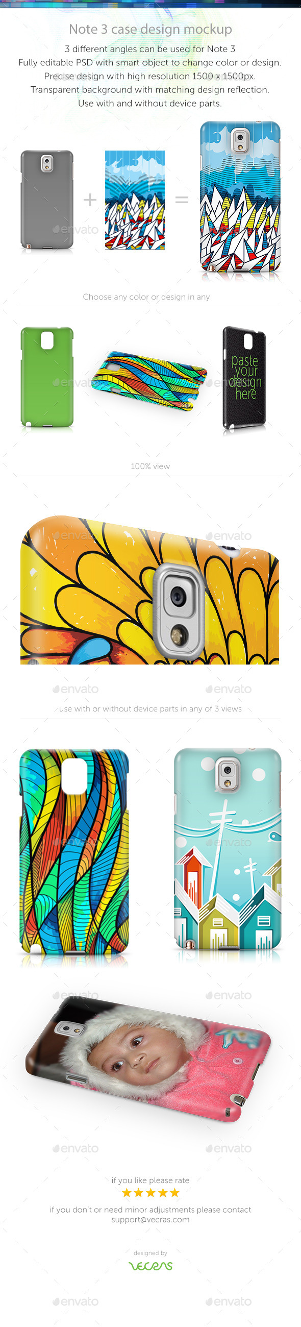GraphicRiver Note 3 Case Design Mockup 9694057 GraphicRiver Note 3 Case Design Mockup 9694057