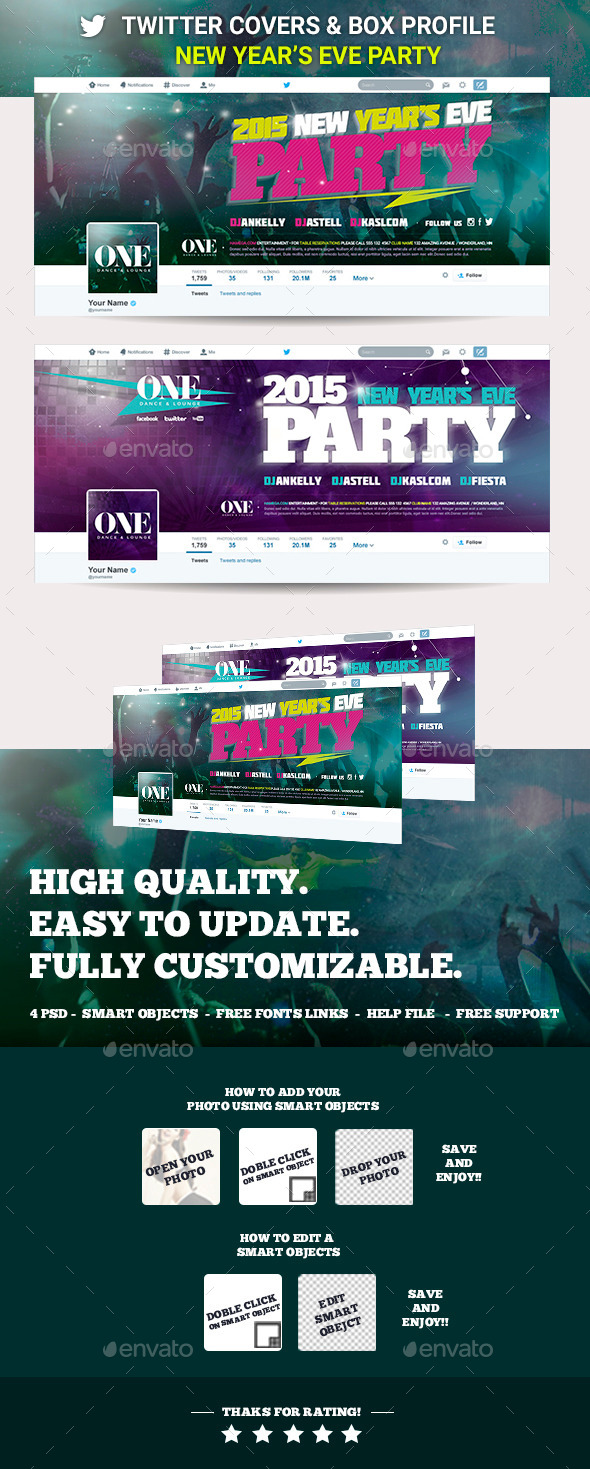 GraphicRiver Twitter Covers New Year s Eve Party 9694145 GraphicRiver Twitter Covers New Year s Eve Party 9694145