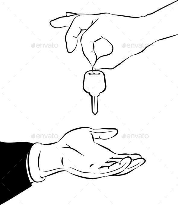 GraphicRiver Handing Over the Key 9695844 GraphicRiver Handing Over the Key 9695844