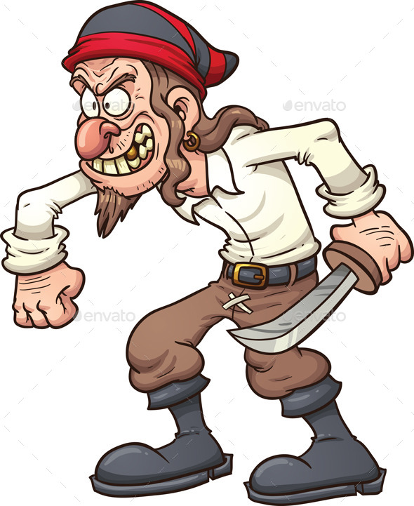 GraphicRiver Cartoon Pirate 9696675 GraphicRiver Cartoon Pirate 9696675