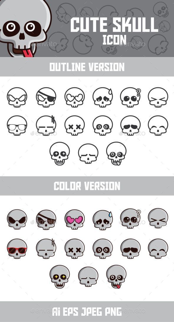 GraphicRiver Funny Skull Emoticon 9698032 GraphicRiver Funny Skull Emoticon 9698032