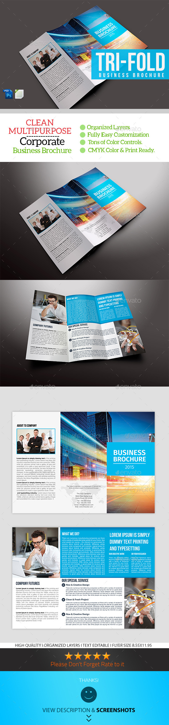 GraphicRiver Trifold Business Brochure Template 9699412 GraphicRiver Trifold Business Brochure Template 9699412