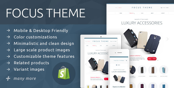 focus theme - simple & elegant shop 