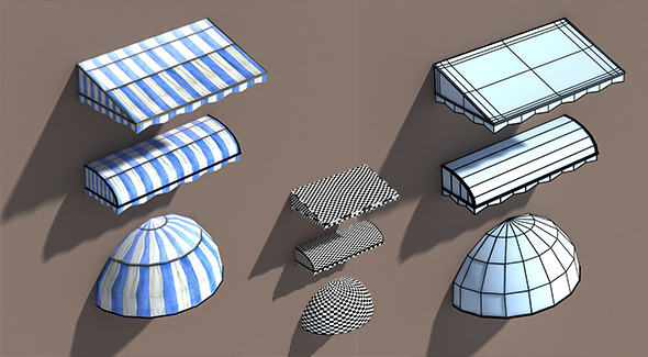 3DOcean Awning Misc Architecture 3D Low poly Model 9700639 3DOcean Awning Misc Architecture 3D Low poly Model 9700639