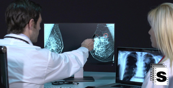 VideoHive Doctors Analyzing Mastography X-ray 9700675 VideoHive Doctors Analyzing Mastography X-ray 9700675