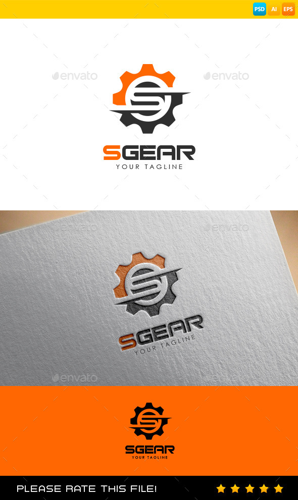 GraphicRiver S Gear Logo 9700772 GraphicRiver S Gear Logo 9700772